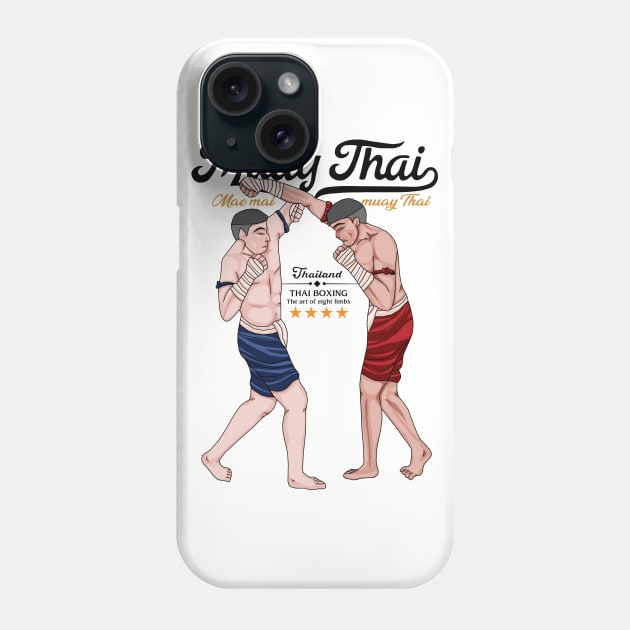 Mae Mai Muay Thai Phone Case by KewaleeTee