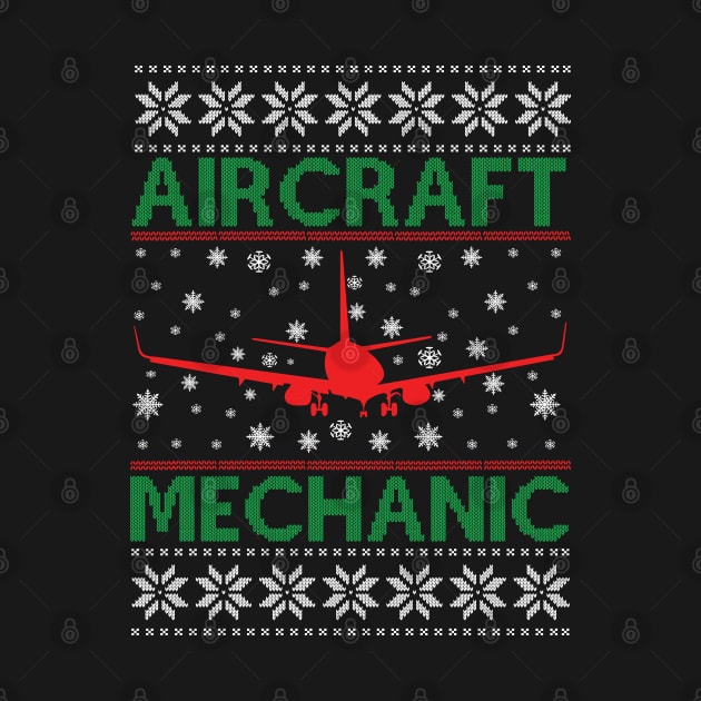 Aircraft Mechanic ugly sweater by MZeeDesigns