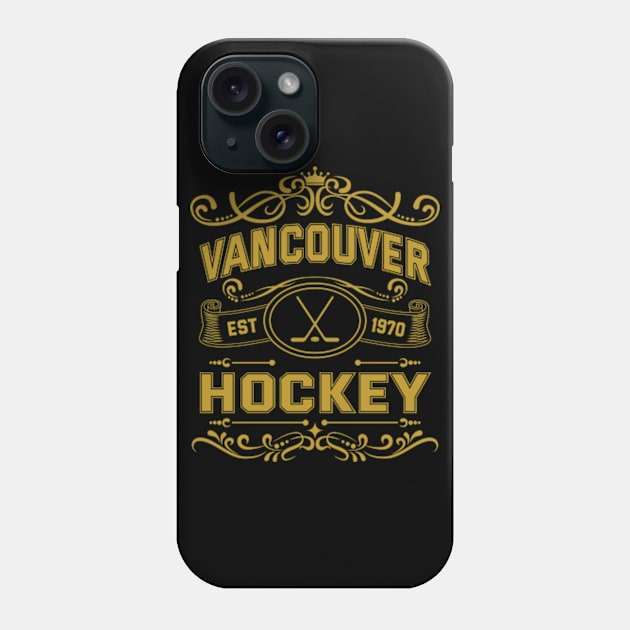 Vintage Vancouver Hockey Phone Case by carlesclan