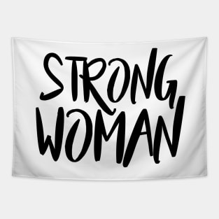 Feminist quote Strong woman Tapestry