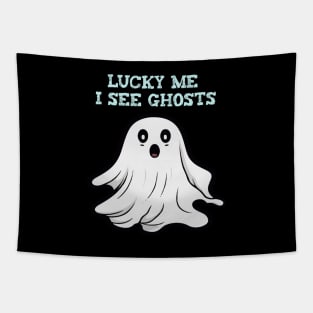 Lucky me i see ghosts Tapestry