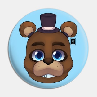 Freddy Fazbear Icon Pin