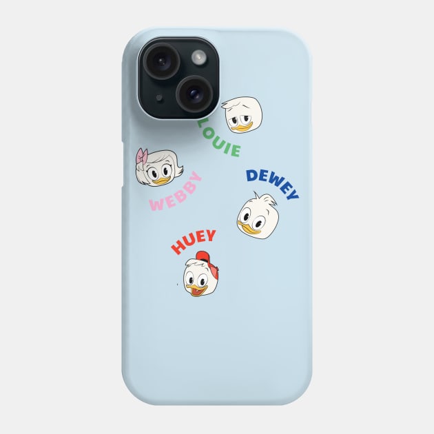 Three Nephews and Honorary Fourth Nephew Phone Case by Amores Patos 