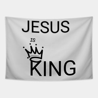 JESUS IS KING Faith Christian T-Shirt Tapestry