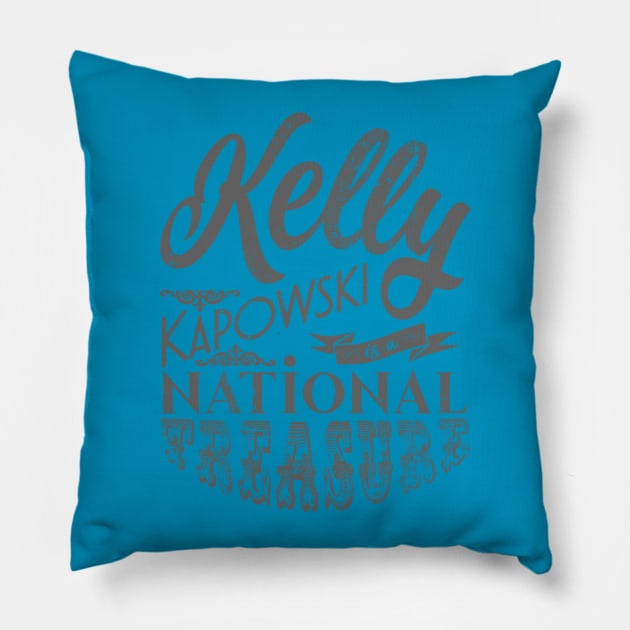 Kelly Kapowski is a National Treasure Pillow by AVOOCADOO