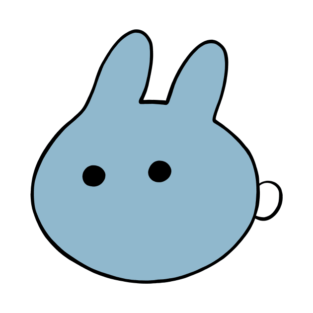 Blue bunny by Opalescents