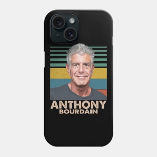 Anthony Bourdain - Retro illustration Phone Case