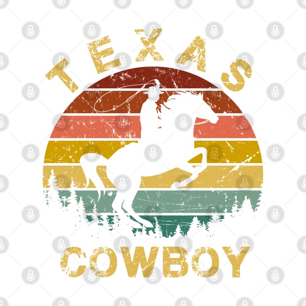 Texas Cowboy T-shirt by Dallasweekender 