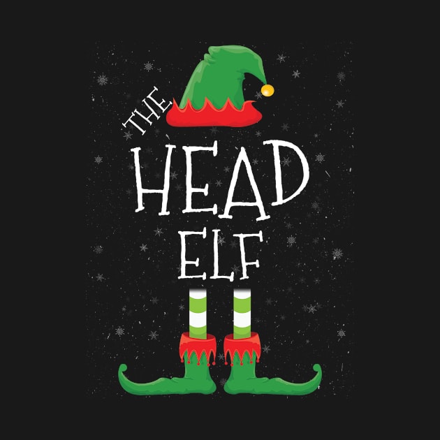 HEAD Elf Family Matching Christmas Group Funny Gift by tabaojohnny