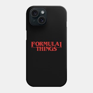 Formula 1 things (red_on_black) Phone Case