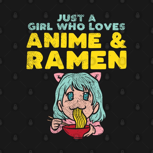 Just A Girl Who Loves Anime And Ramen by maxdax