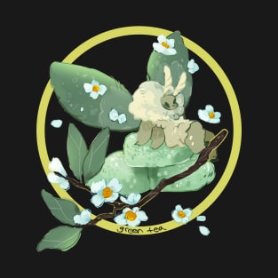 Green Tea Mochi Moth T-Shirt