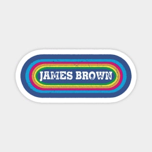 rainbow james brown Magnet