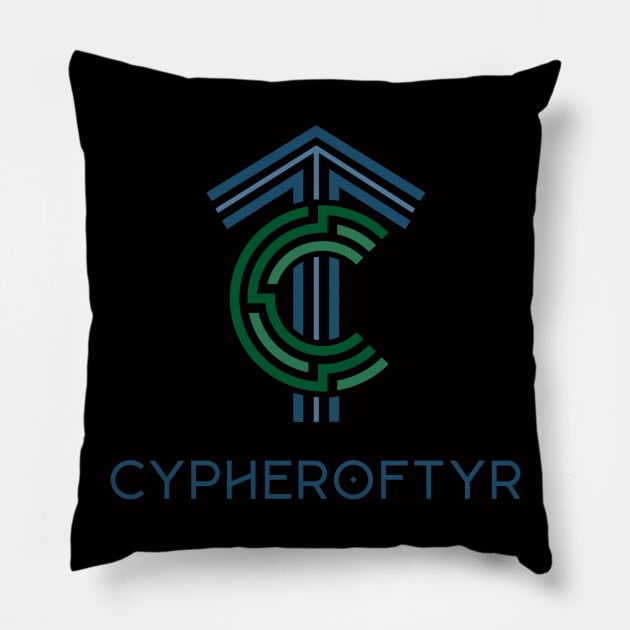 new cypher logo by ArseQueef Pillow by cypheroftyr