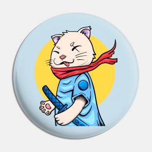 Cat Ronin Pin