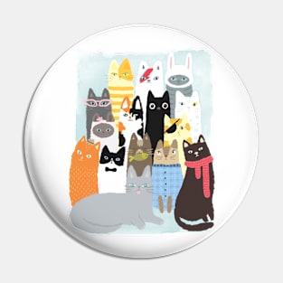 cats portrait Pin