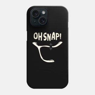 'Oh Snap ' Cool Thanksgiving  Turkey Wishbone Phone Case