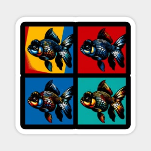 Pop Black Moor Goldfish - Cool Aquarium Fish Magnet