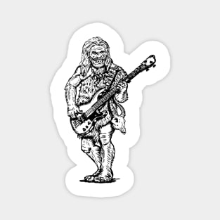 SEEMBO Neanderthal Playing Guitar Guitarist Musician Band Magnet