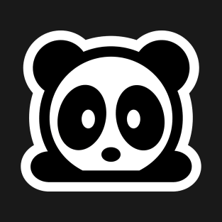 Bambu Brand Logo Panda Black White Bamboo Forest Grass T-Shirt