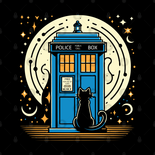 Police Box Free For Cats by Trendsdk