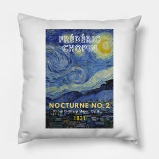 Chopin - Nocturne No. 2 Pillow