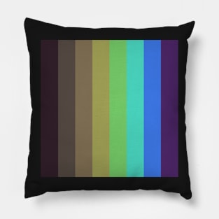 simple geometrical stripe pattern Pillow