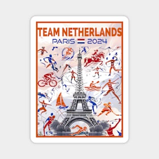 Team Netherlands - Paris 2024 Magnet