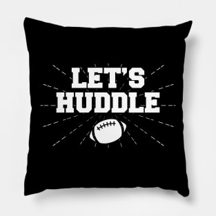 Football - Let's Huddle Pillow