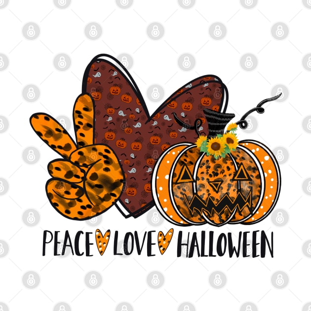 Peace Love Halloween by Rise And Design