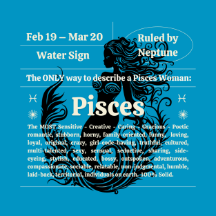 Pisces Women Personality Traits T-Shirt