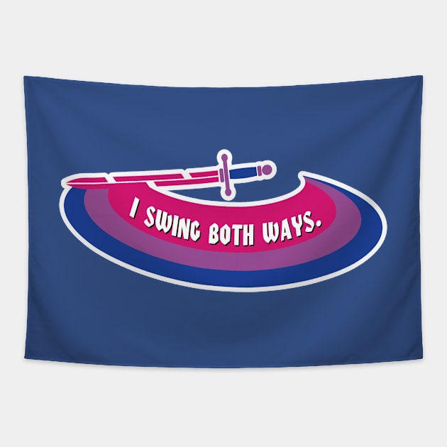 Swinging Both Ways Tapestry by CSLeko