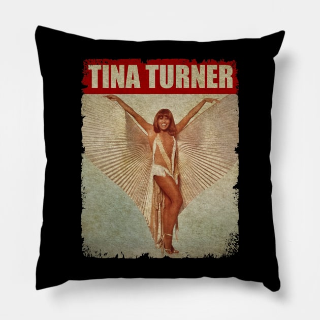 Tina Turner - NEW RETRO STYLE Pillow by FREEDOM FIGHTER PROD