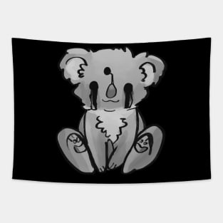 Cute Doomed Koala Tapestry