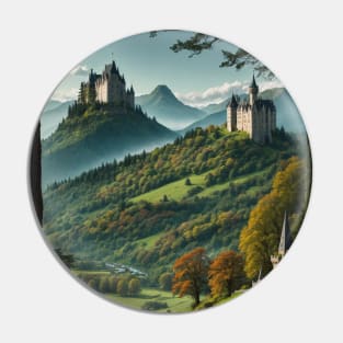 Rival Castles - Fantasy DND Render Pin