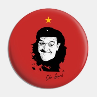 Che Guevara v Stan Laurel Mashup Pin