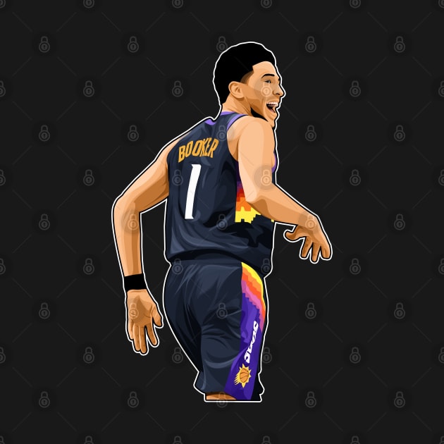 Devin Booker #1 Celebrate The Games by GuardWall17