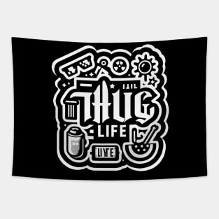 Streetwear Aesthetic Thug Life Design Tapestry