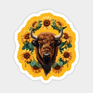 The Sunflower State Of Kansas v2 Magnet