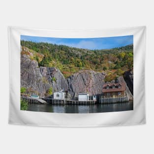 Fall in Quidi Vidi Harbour, St. John's Newfoundland Tapestry