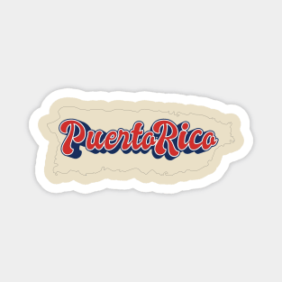 Puerto Rico, Borinquen Boricua pride, isla del encanto Magnet