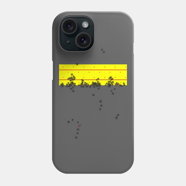 Spotted Lanternfly Invasion (Black Nymph Variant) Phone Case by GloopTrekker