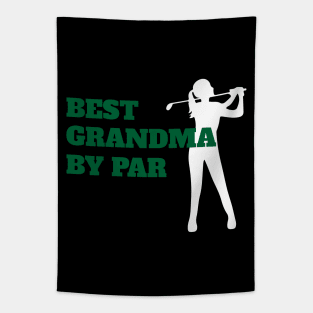 Best Grandma By Par - Funny Golf Tapestry