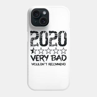 2020 Very Bad Would Not Recommend, Half Star Rating Phone Case