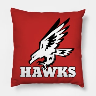 Hawks Mascot Pillow