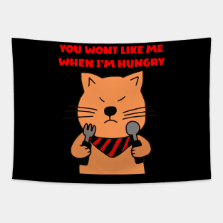 Hangry - You wont like me when I'm hungry Tapestry