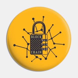 Blockchain Padlock Pin