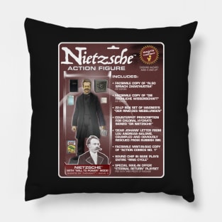 Nietzsche Action Figure Pillow