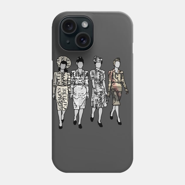 1940s Girl Power Phone Case by AYar