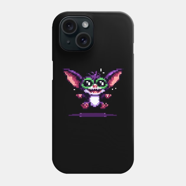 Gremlins 8 Bit Phone Case by nerd.collect